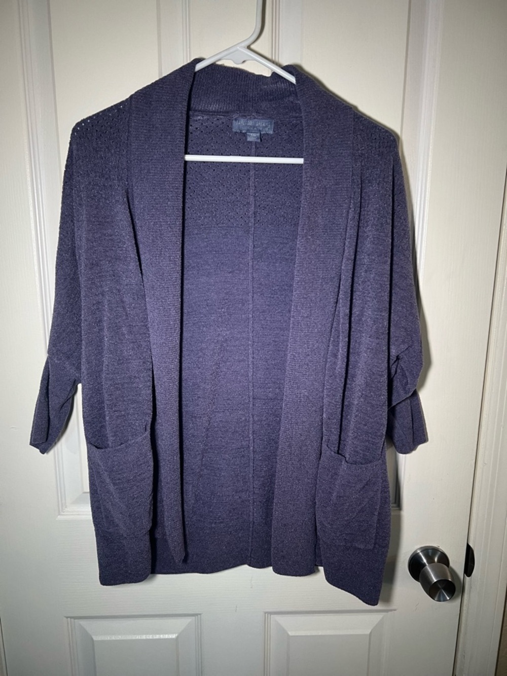 Barefoot Dreams CozyChic Ultra Lite Cocoon Cardigan Purple Size S/M